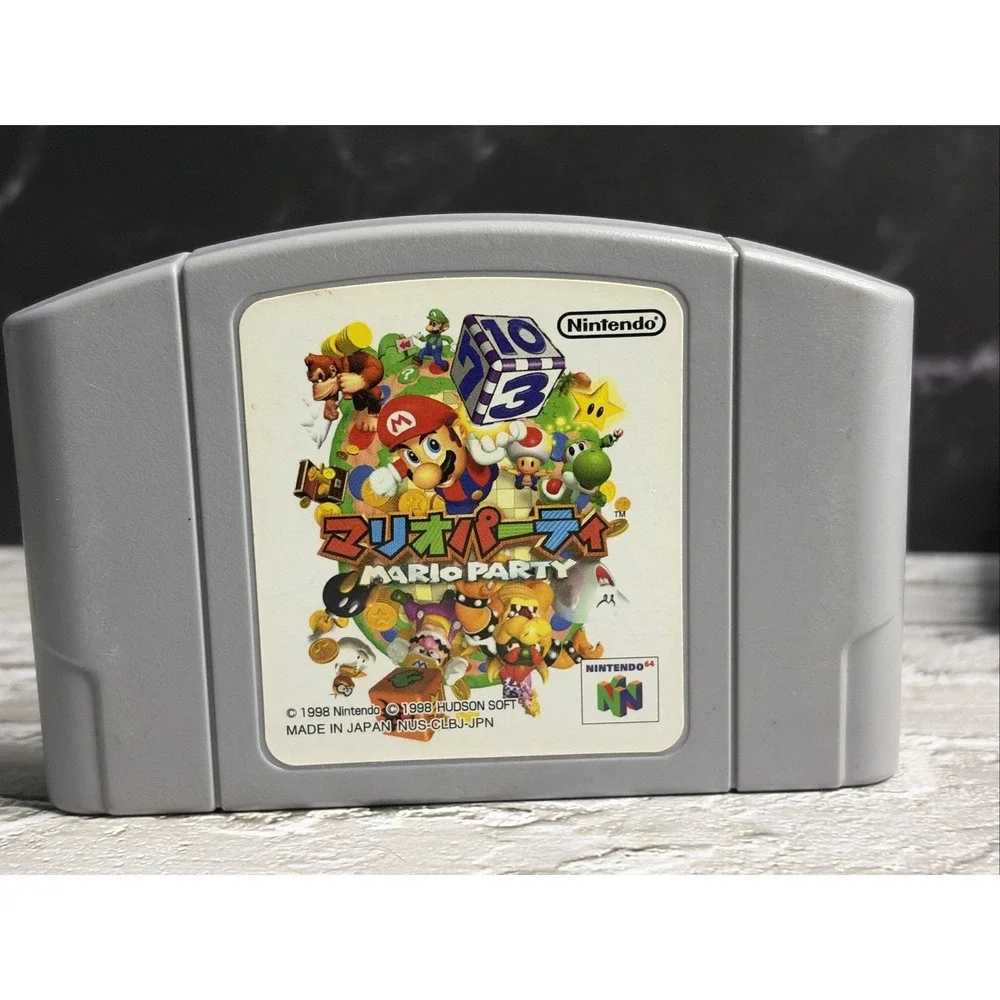 Bundle N64 Japan - Mario Party- Yoshi's Story- Mario Kart , Super Mario 64 - T&W